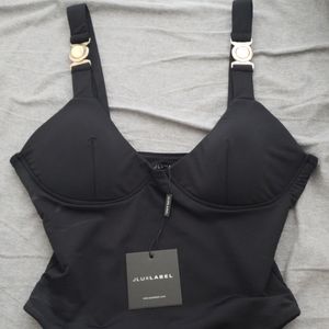 Brand New Black Corset Bodysuit